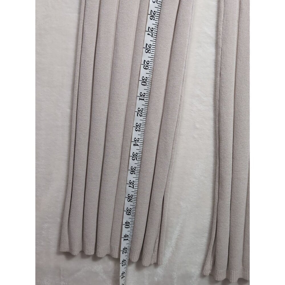 H&M Beige Ribbed Knit Pants - Picture 13 of 14